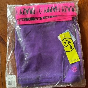 Zumba Purple and Pink Shorts XXL